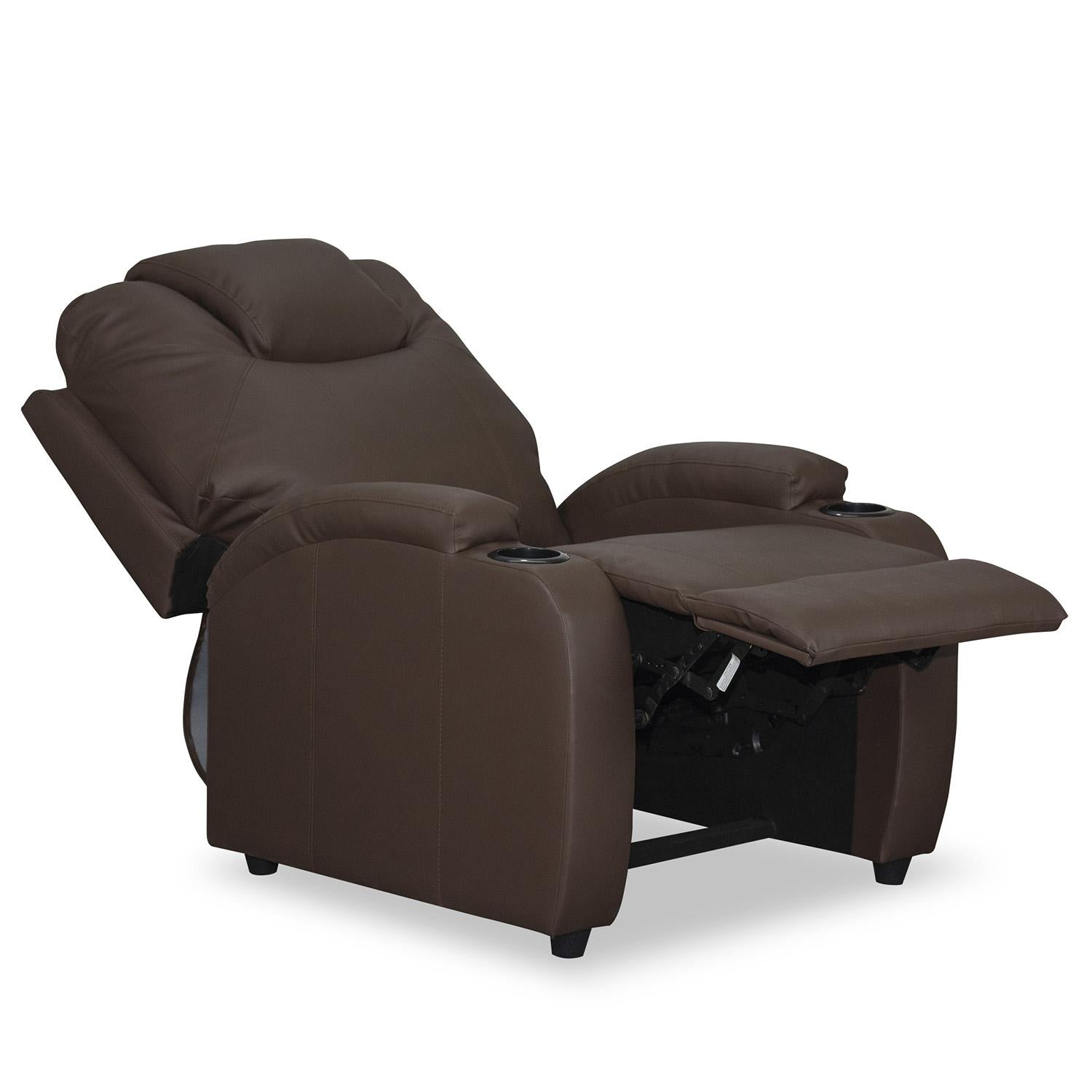 Sillón Reclinable Matti Eurocuero Marrón