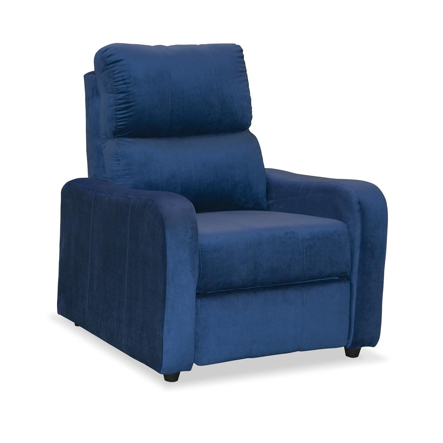 Sillón Reclinable Daytona Velvet Azul