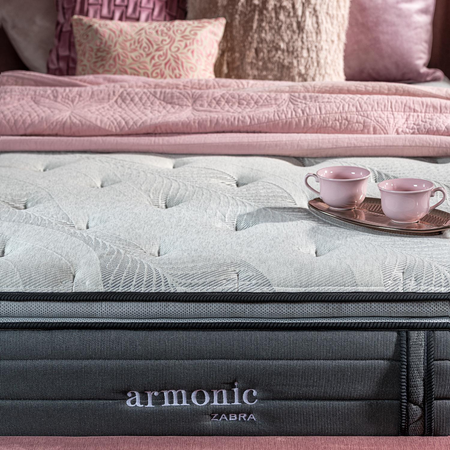 Colchón King Armonic Pilow Top Zabra (Garantía 25 años)