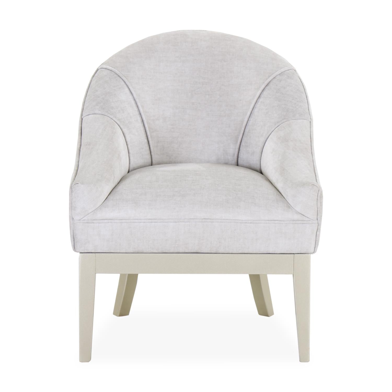 Poltrona Vivaldi Velvet Marmol, Champaña Premium