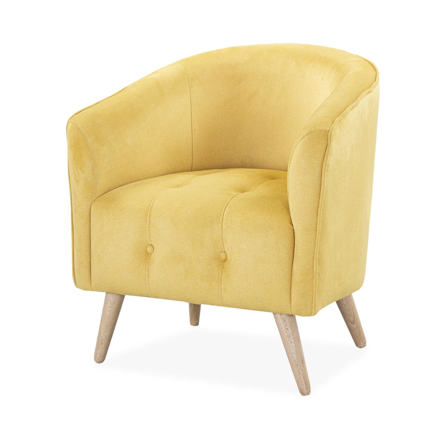 Poltrona Celeste Velvet Ginger, Natural