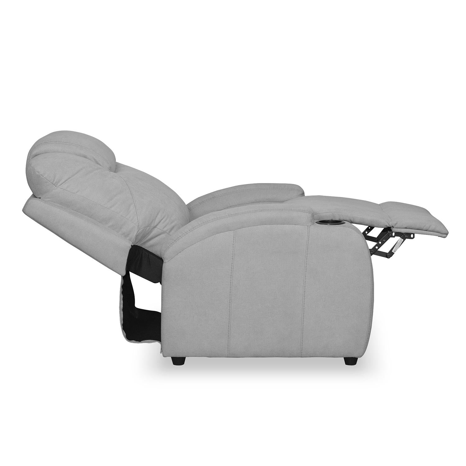 Sillón Reclinable Matti Microfibra Gris