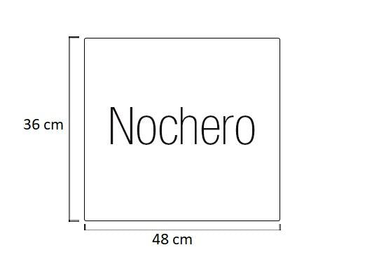 Mesa de Noche Preston Champaña, Espejo