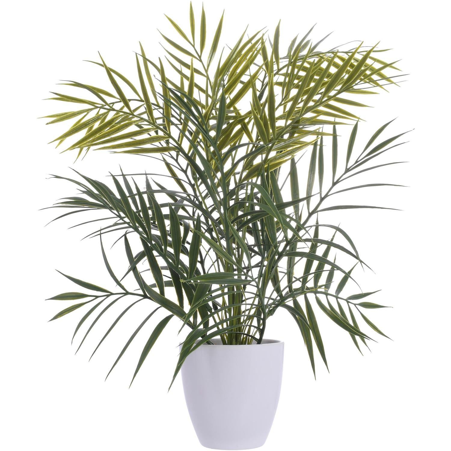 Planta Artificial 8X8X44 Blanco, Verde Camadorea Salon