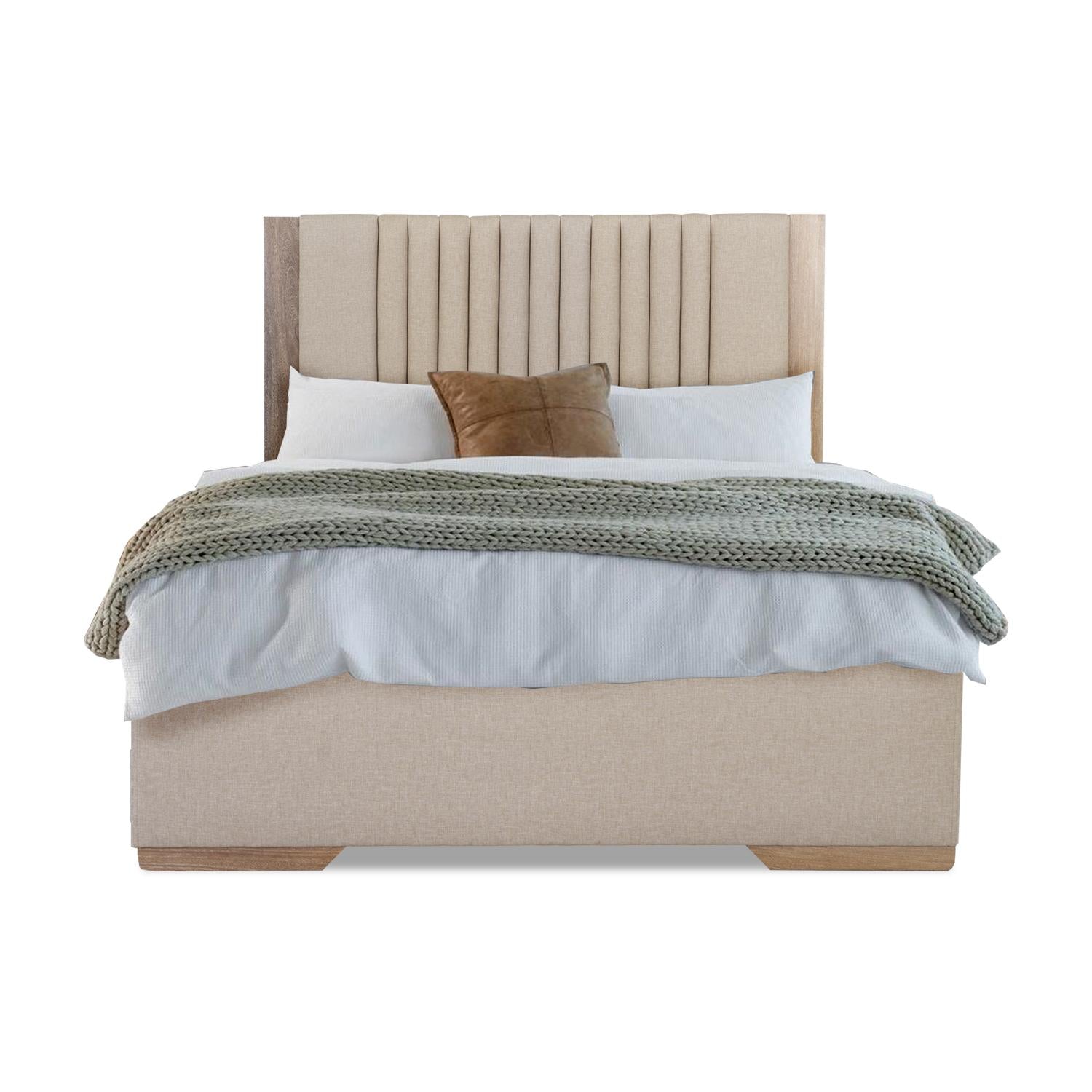 Cama Doble Moscu Eurolino Marfil, Natural