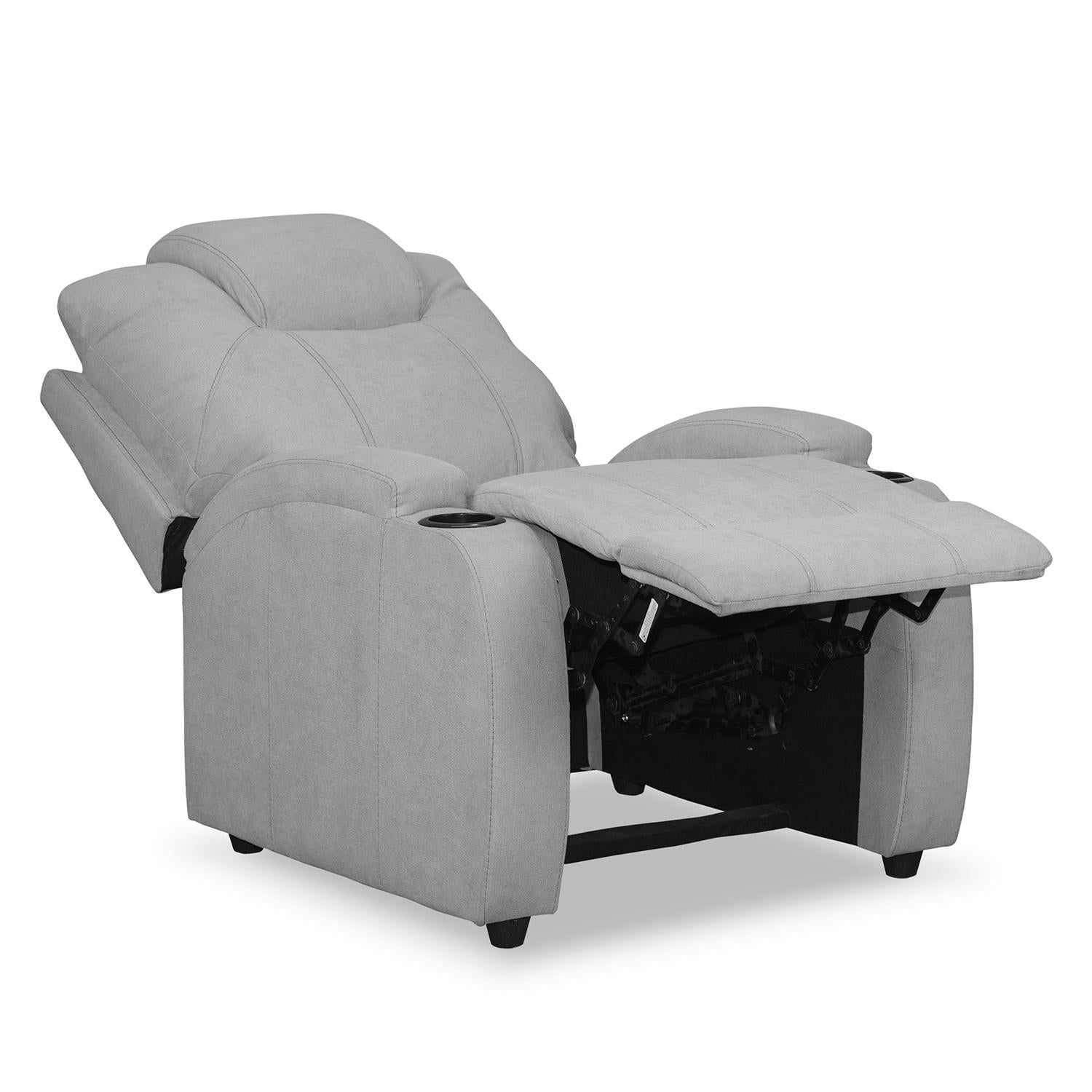 Sillón Reclinable Matti Microfibra Gris