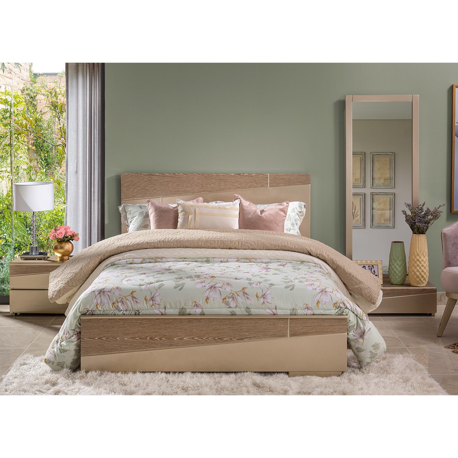 Cama Doble Daytona Catedral Otoño, Champaña