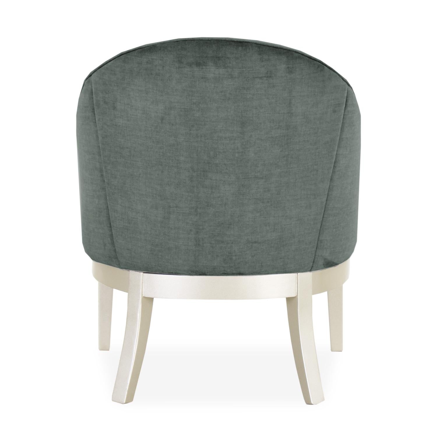 Poltrona Vivaldi Velvet Verde, Champaña Premium