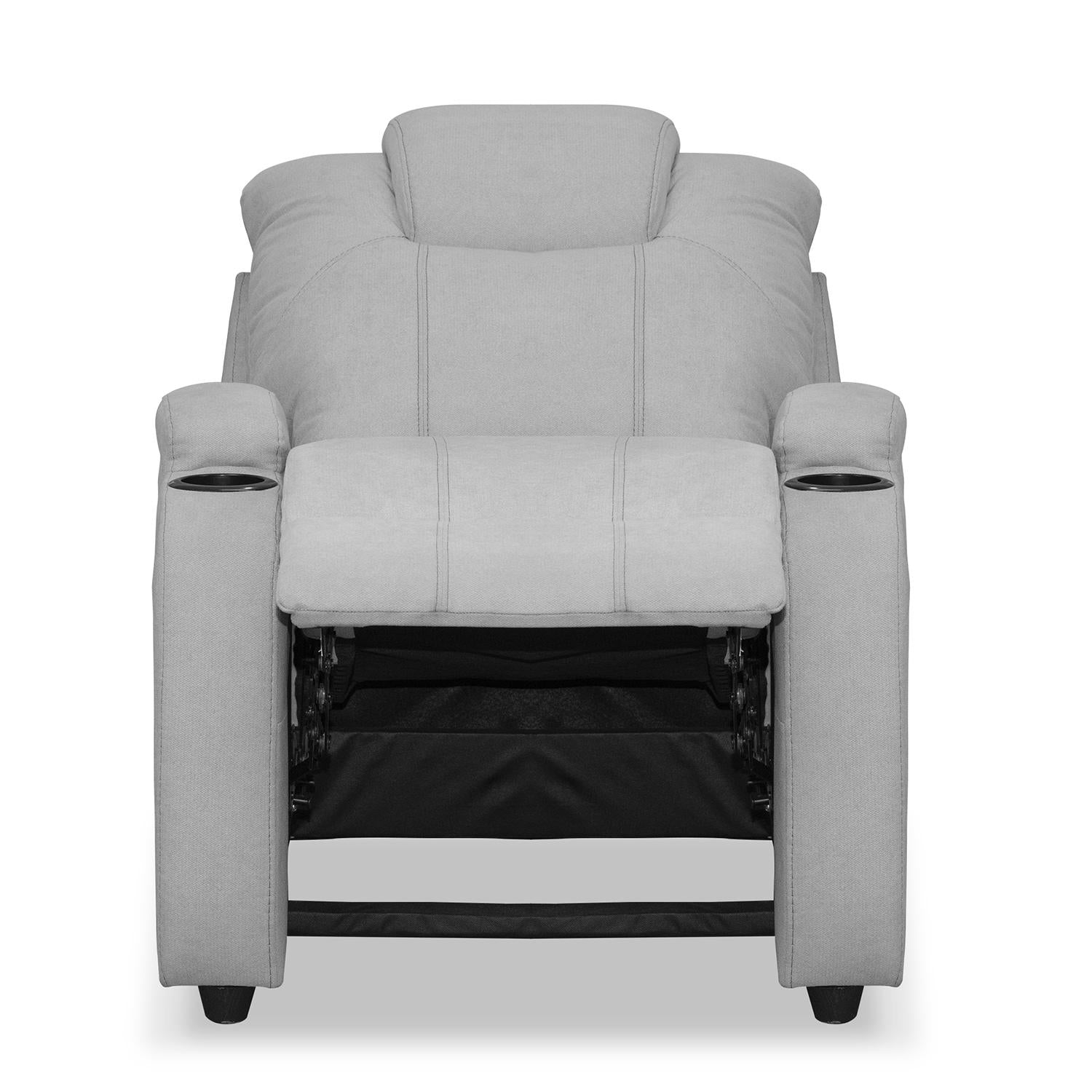 Sillón Reclinable Matti Microfibra Gris