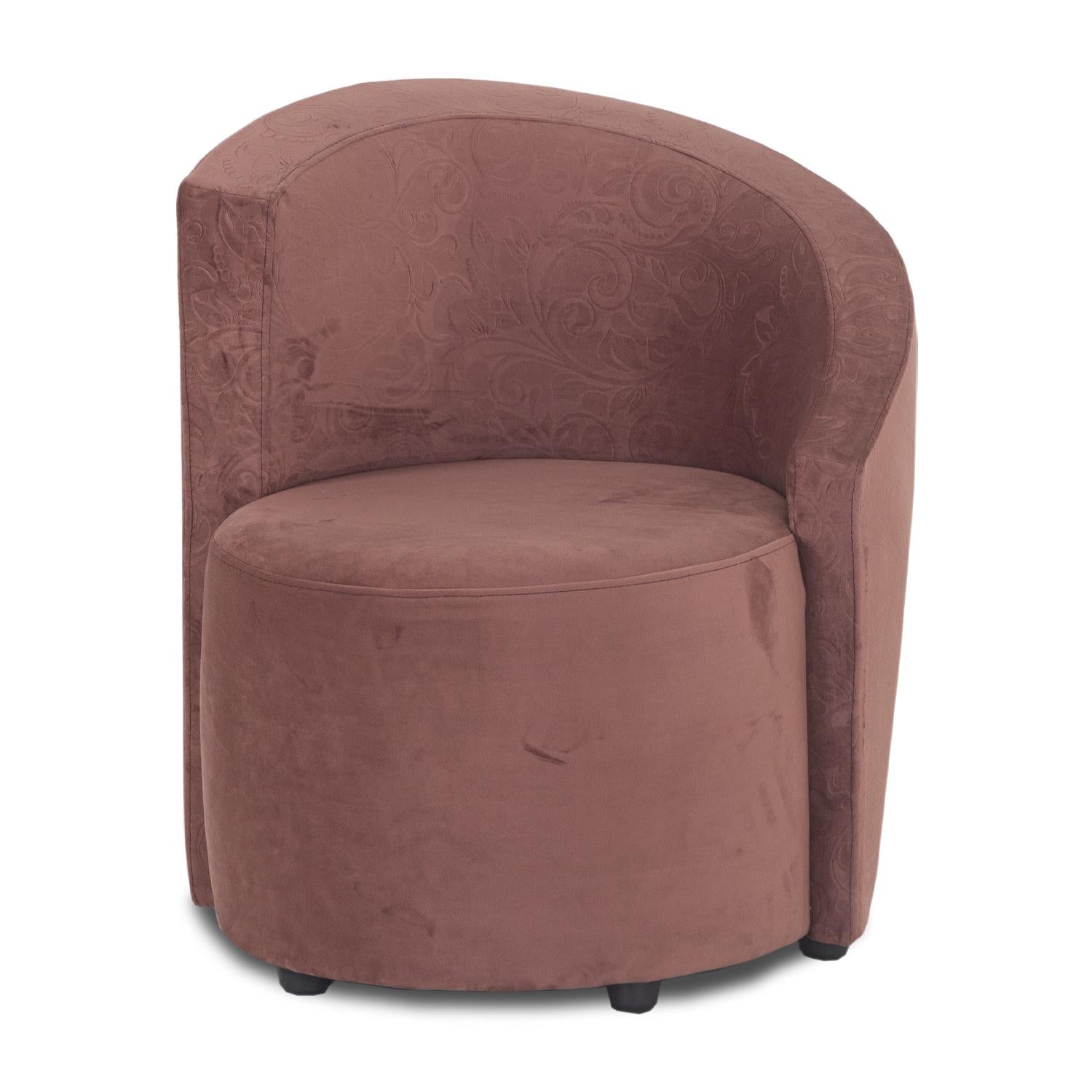 Poltrona Bell Velvet Garden Rosa