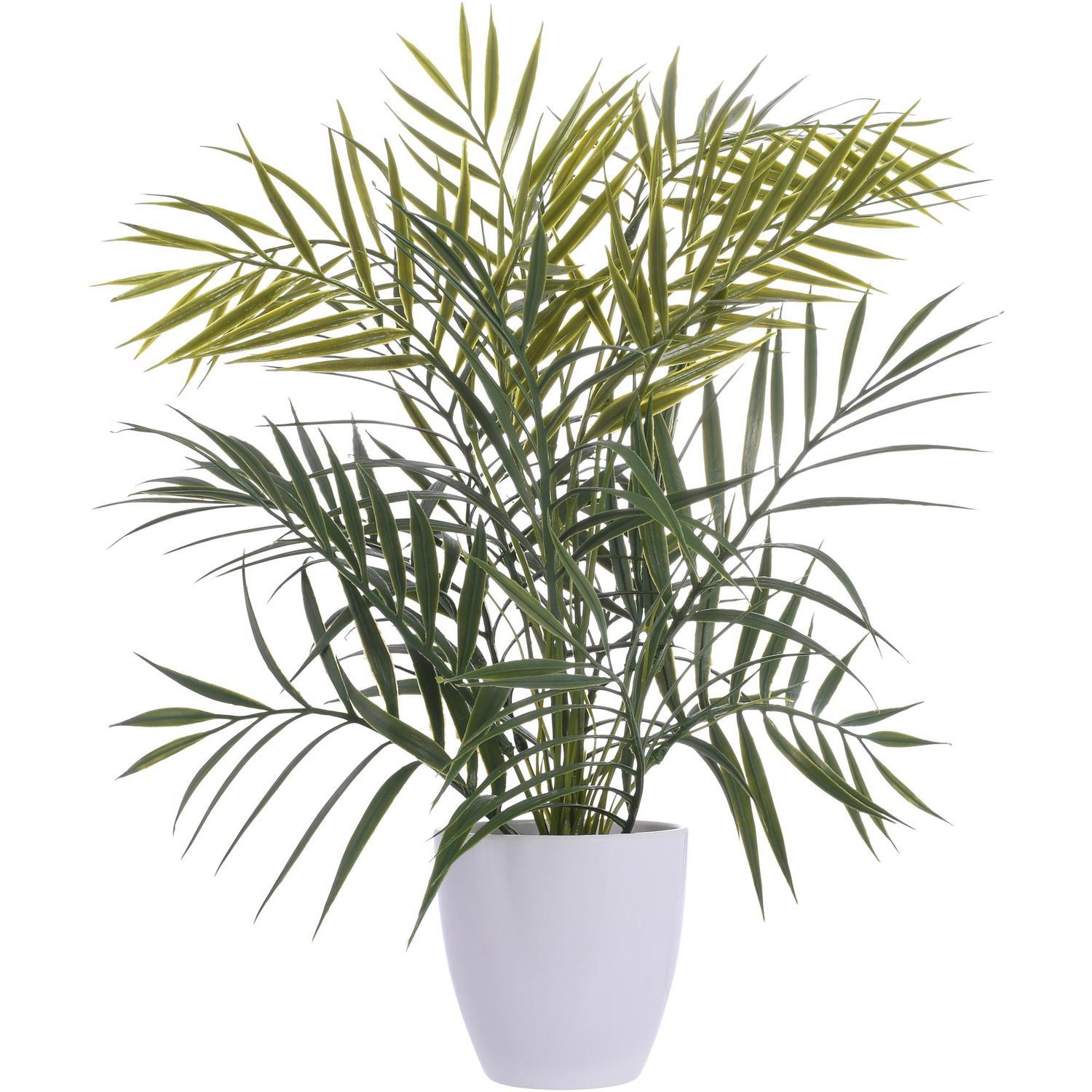 Planta Artificial 8X8X44 Blanco, Verde Camadorea Salon