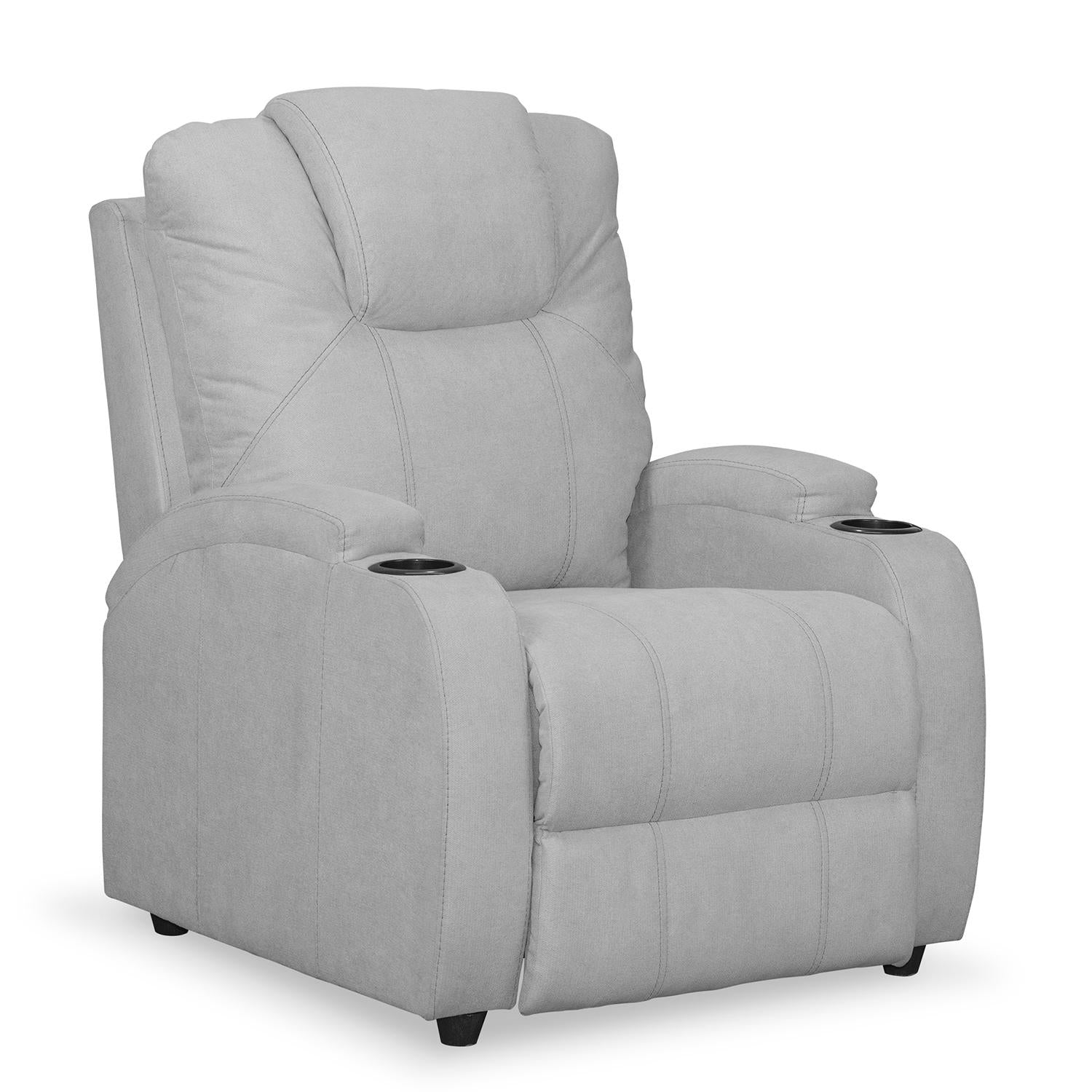 Sillón Reclinable Matti Microfibra Gris