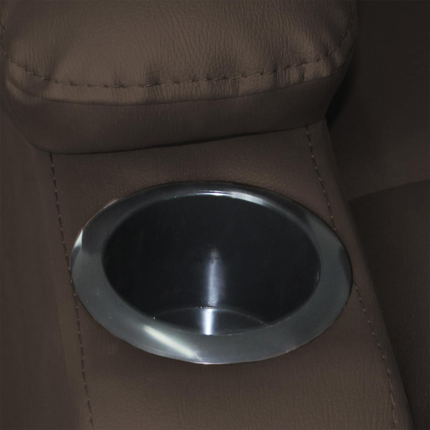 Sillón Reclinable Matti Eurocuero Marrón