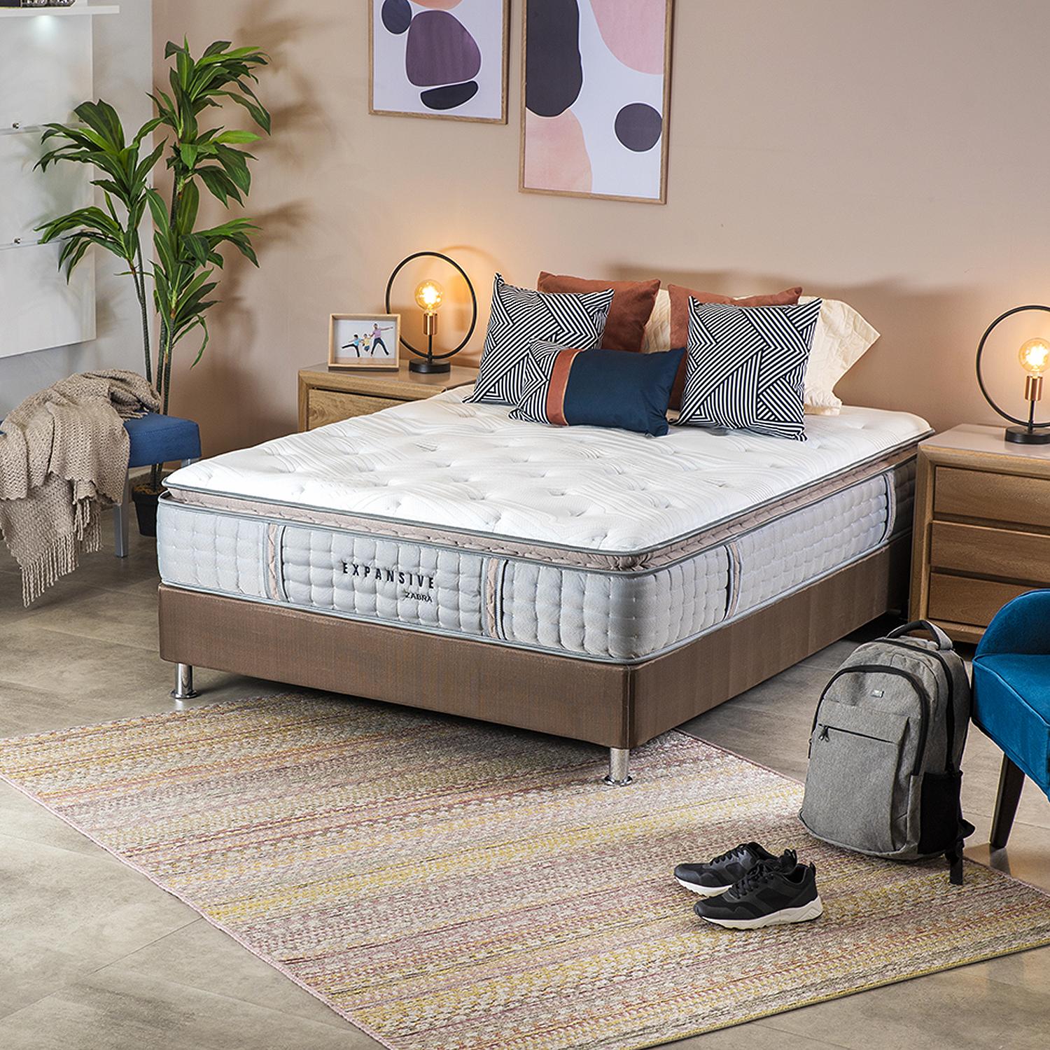 Colchón Doble Expansive Pillow Top Zabra (Garantía 20 años)