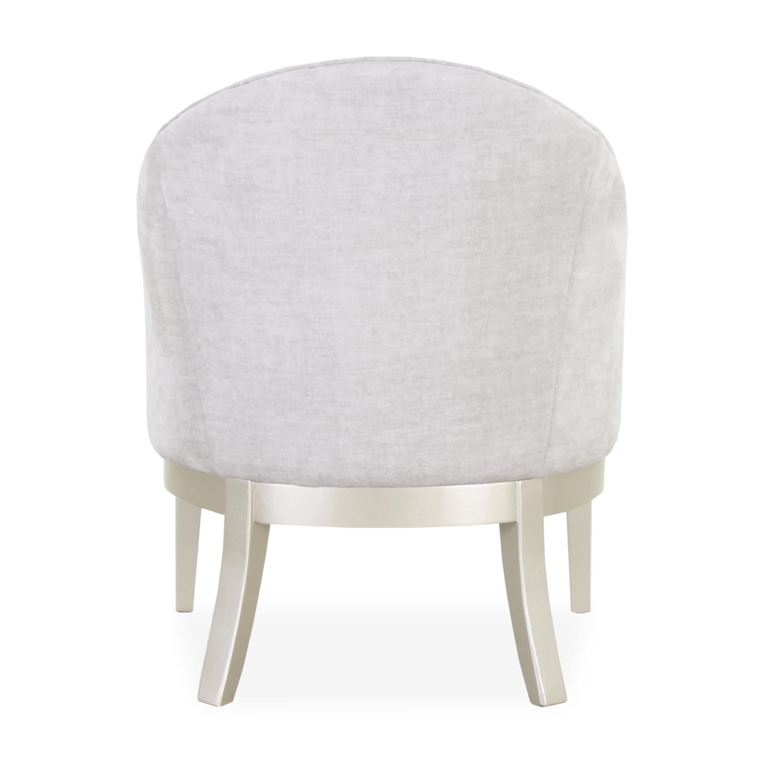 Poltrona Vivaldi Velvet Marmol, Champaña Premium