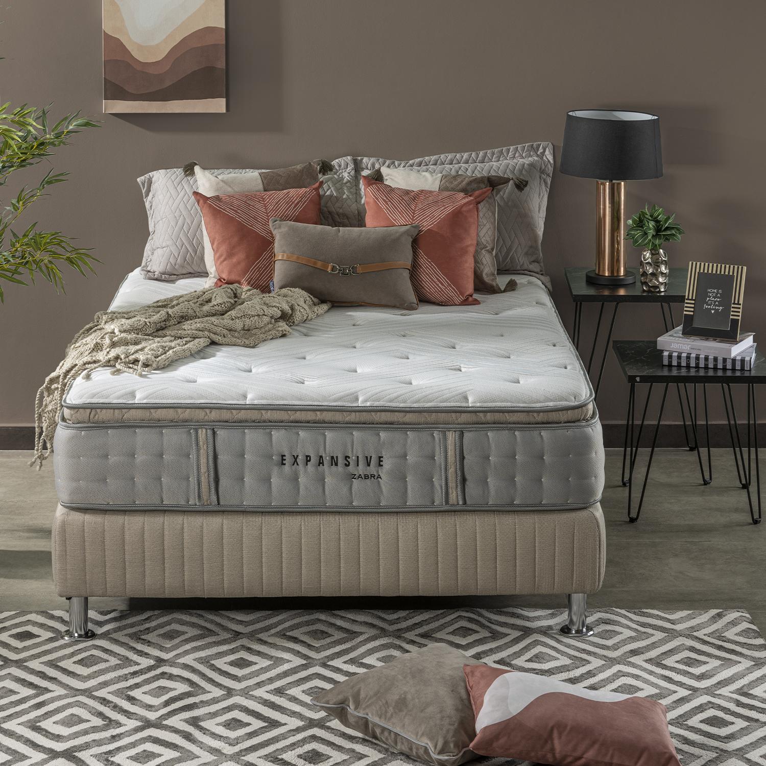 Colchón Doble Expansive Pillow Top Zabra (Garantía 20 años)