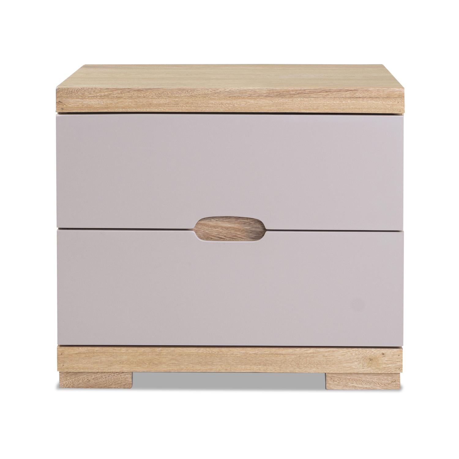 Mesa de Noche Noruega Natural, Taupe Grande
