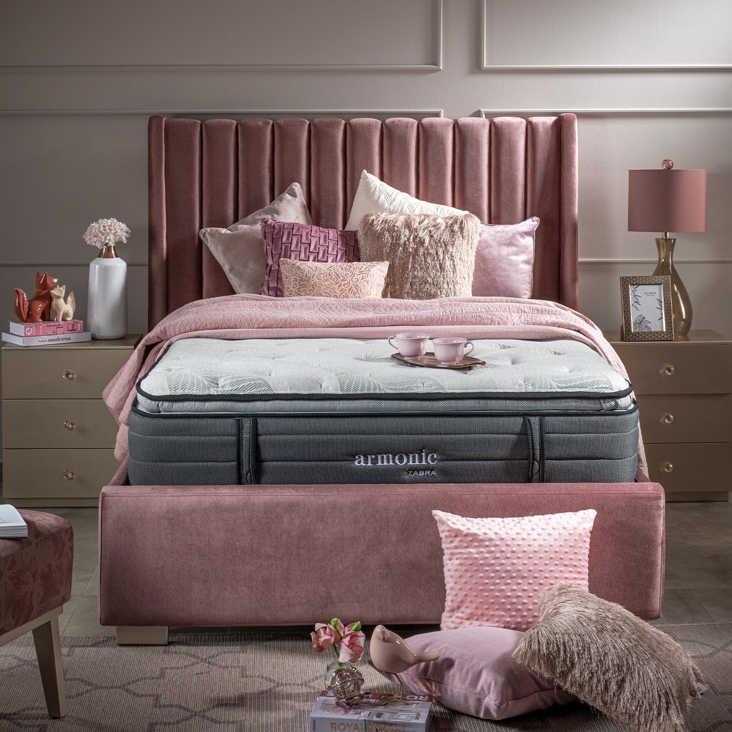 Colchón King Armonic Pilow Top Zabra (Garantía 25 años)