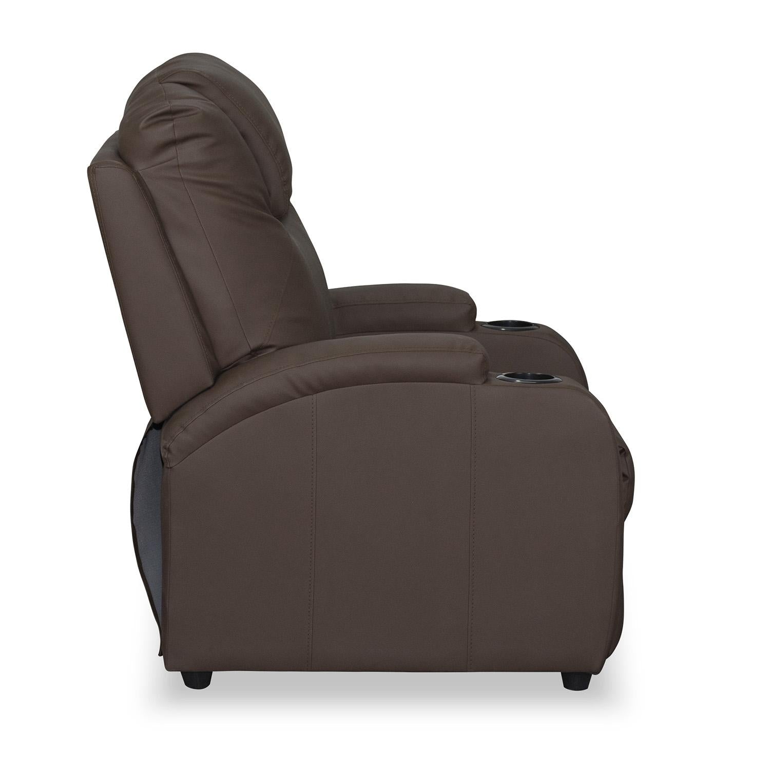 Sillón Reclinable Matti Eurocuero Marrón