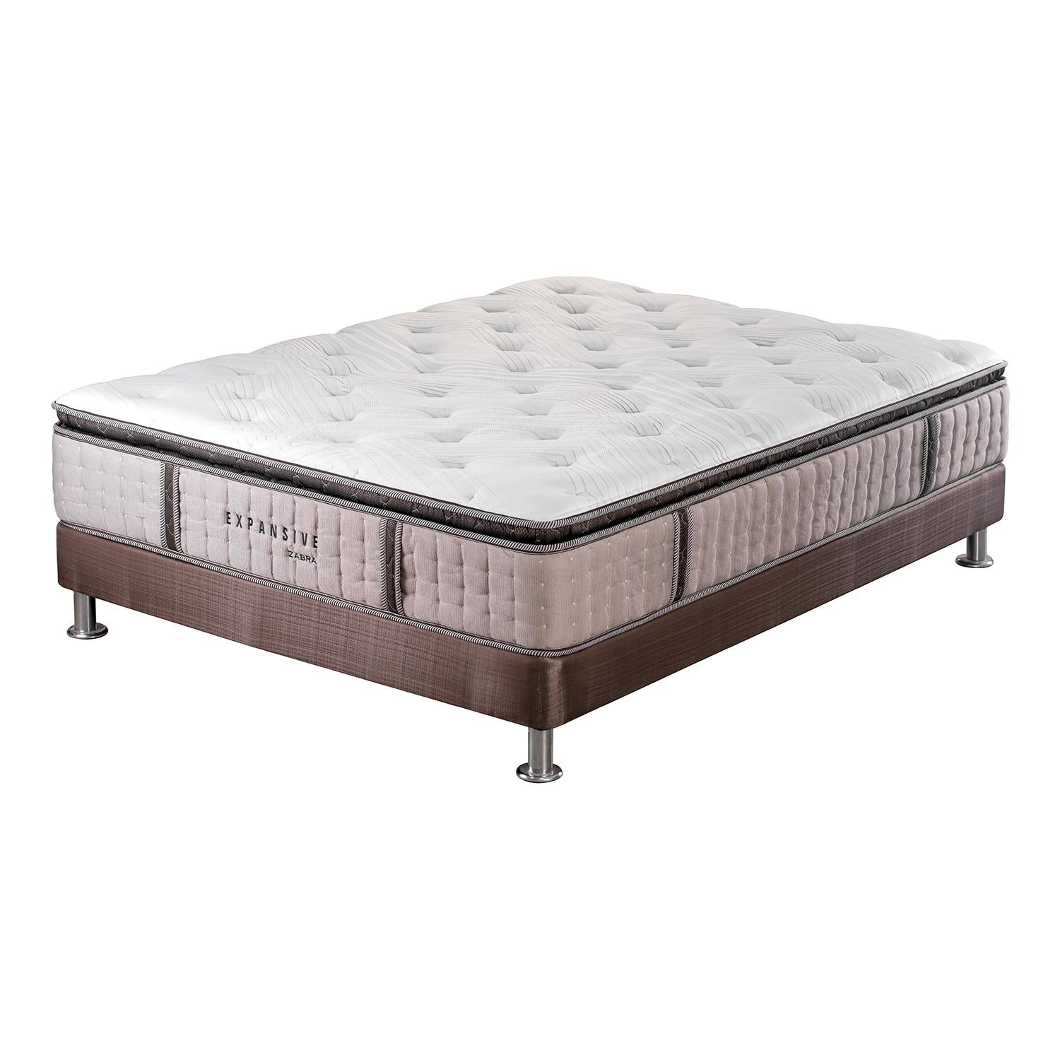 Colchón Doble Expansive Pillow Top Zabra (Garantía 20 años)