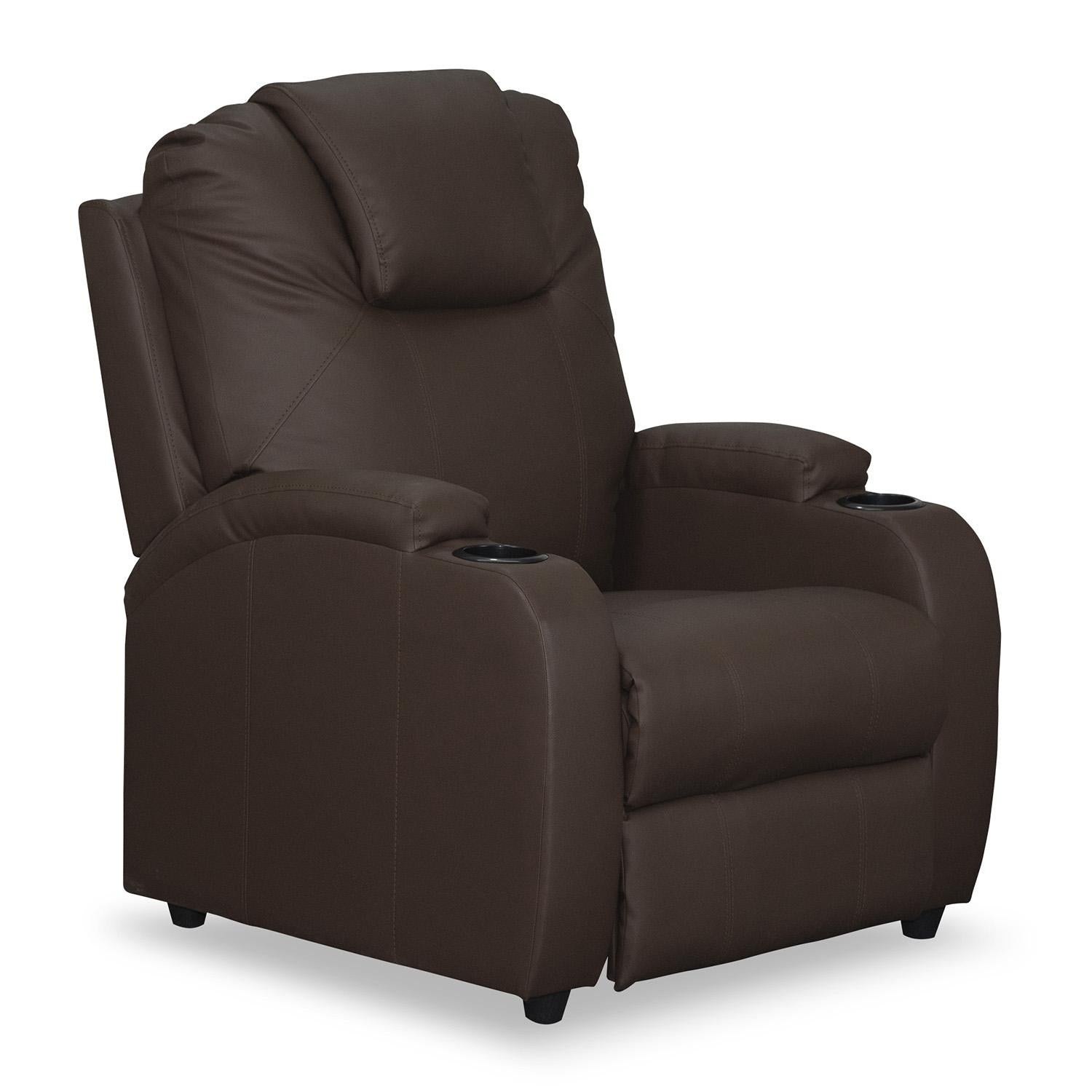 Sillón Reclinable Matti Eurocuero Marrón