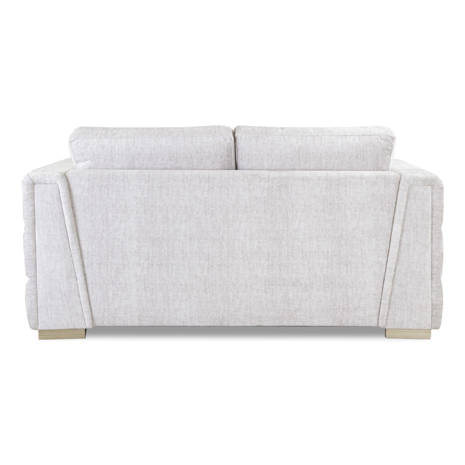 Sofá 2 Puestos Regency Velvet Marmol, Champaña