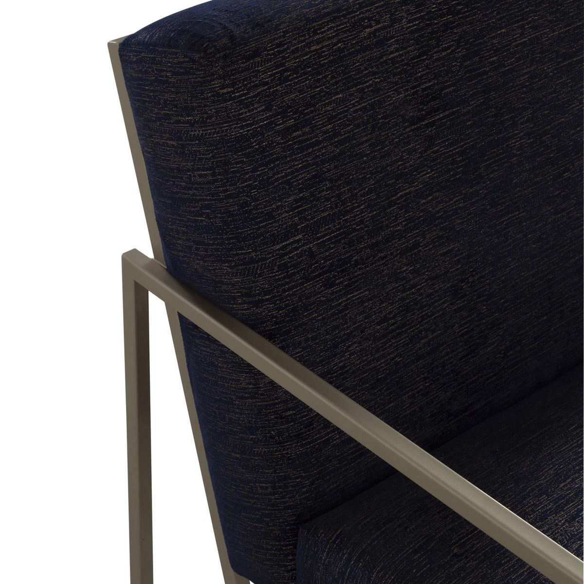 Poltrona Robi velvet Azul, Champaña