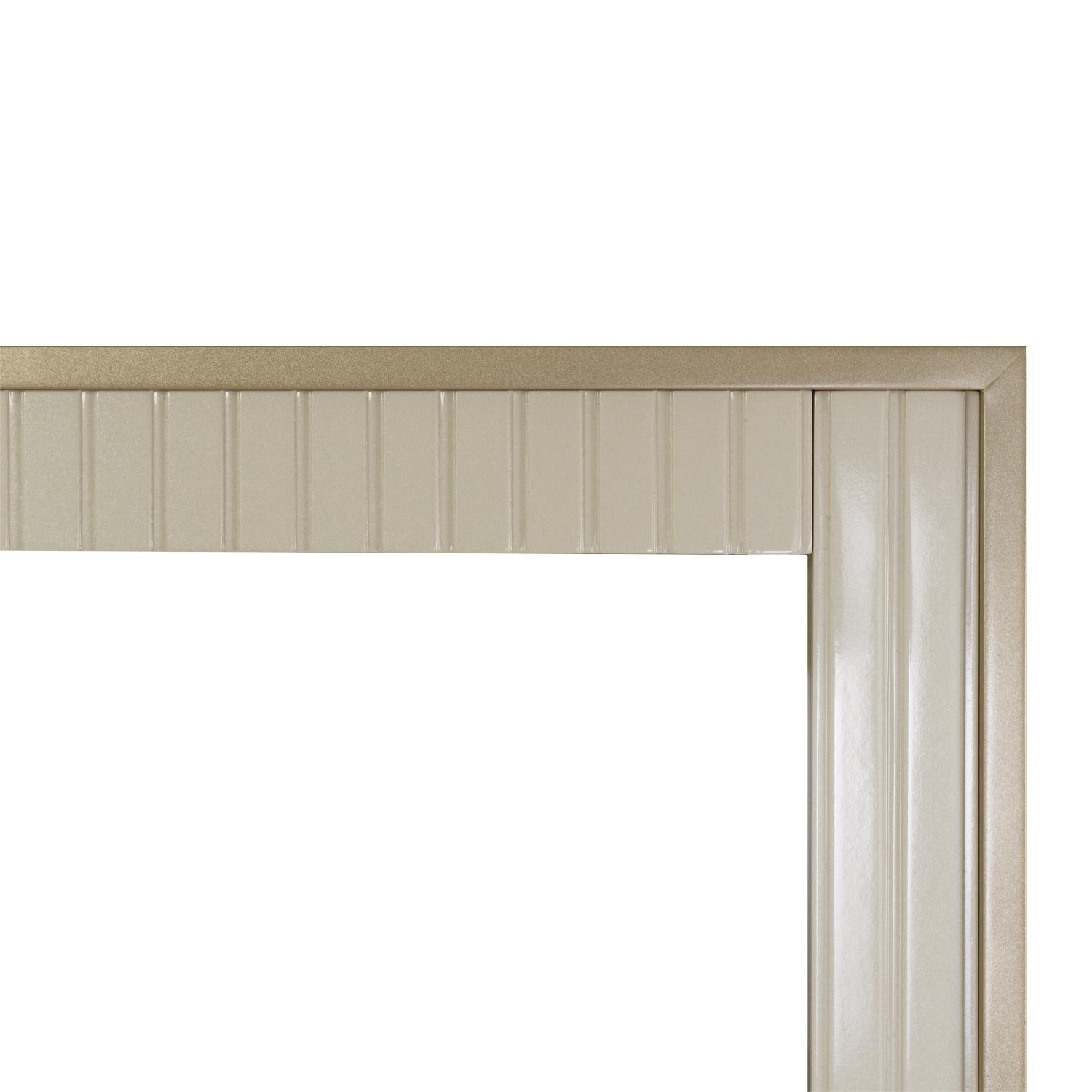 Espejo Berlin Blanco Perla, Champaña Premium