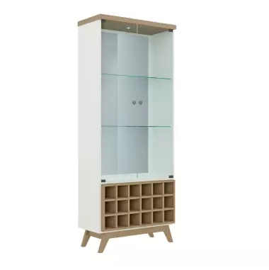 Vitrina Gales Off White - Muebles Jamar