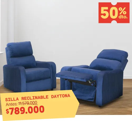 Silla reclinable Daytona 50% Outlet Jamar